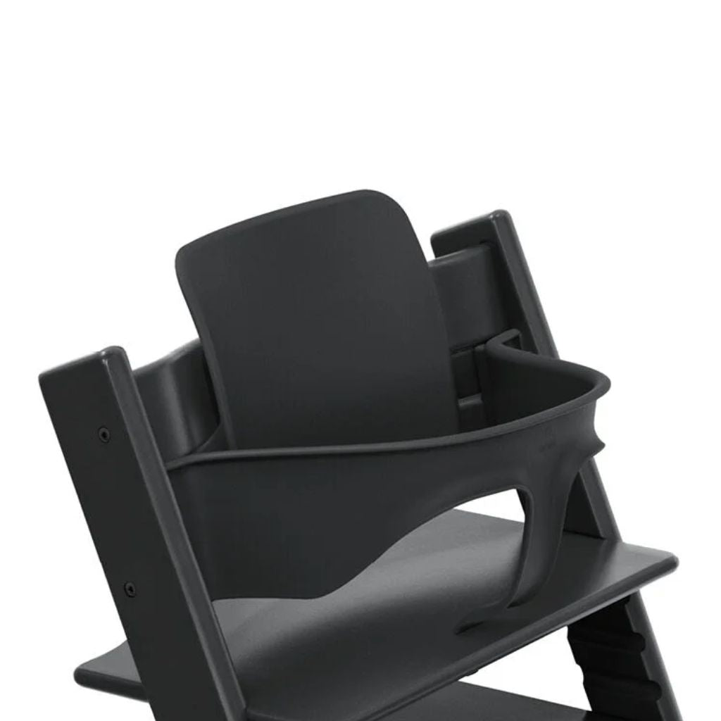 Stokke® Eetstoel Tripp Trapp® + Baby Set² + eettablet zwart