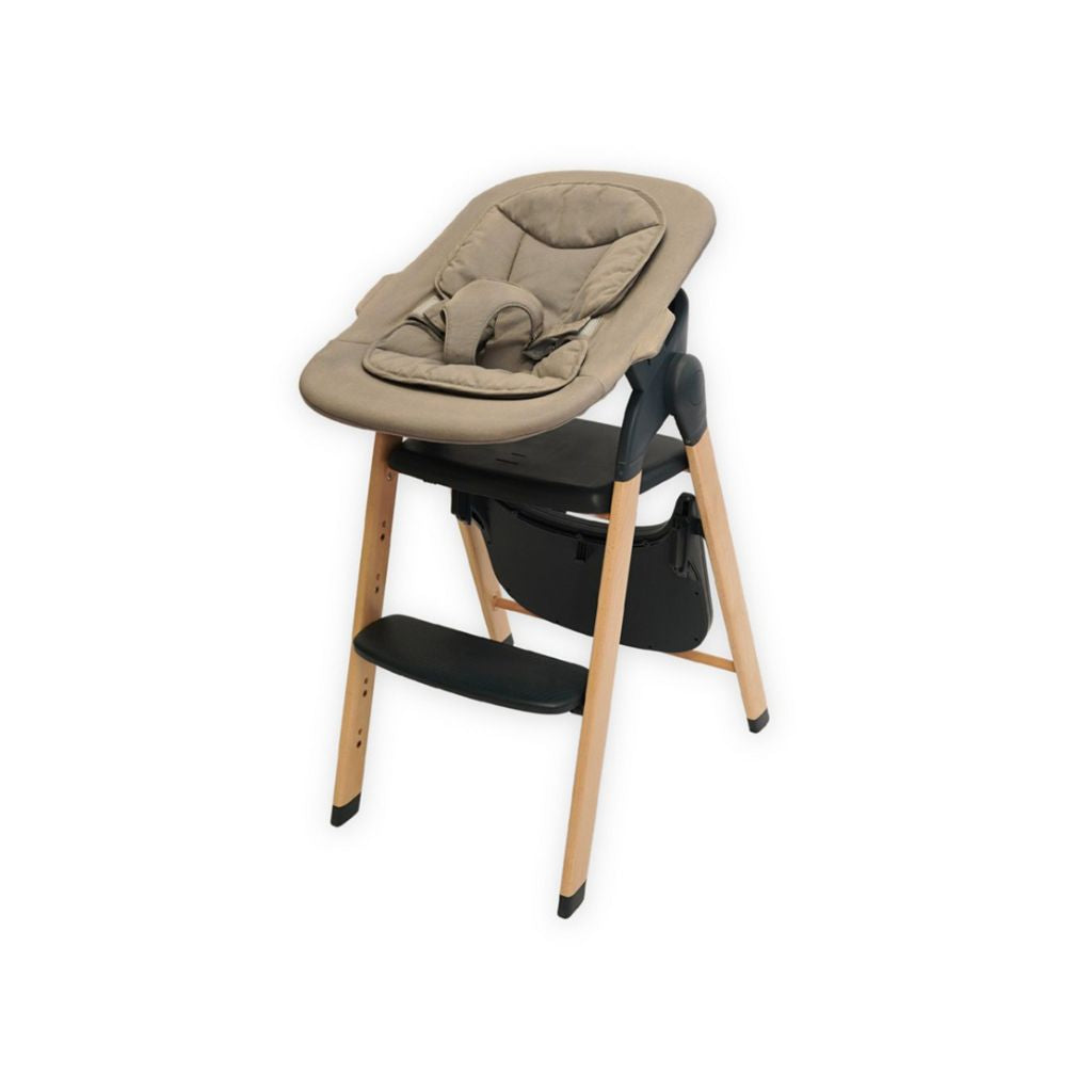 Bo Jungle Eetstoel evolutief Grow With Me Shady Grey