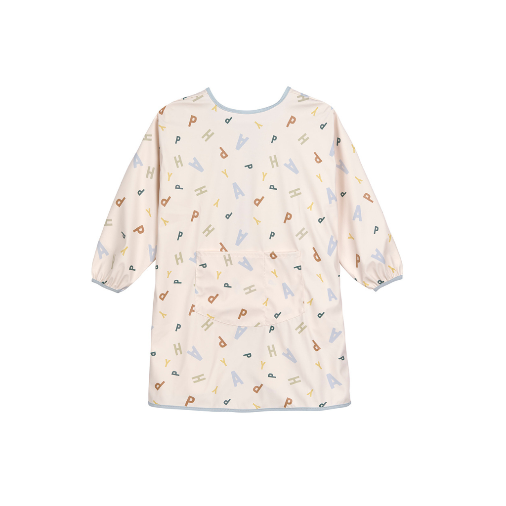 Lässig Bavoir à longues manches Happy Fruits Light blue