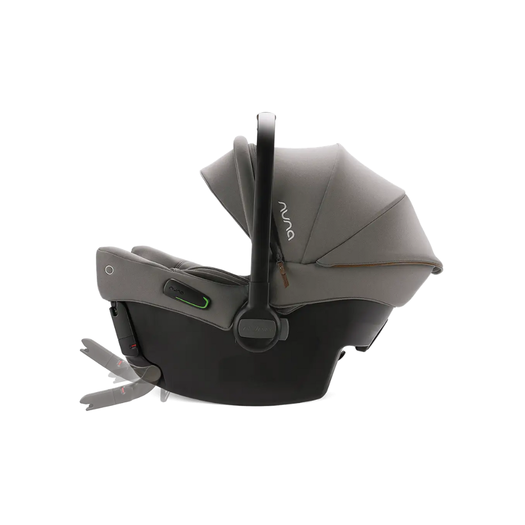 Nuna Siège-auto portable Pipa™ urbn Groupe 0+ Granite (cuir Cognac)