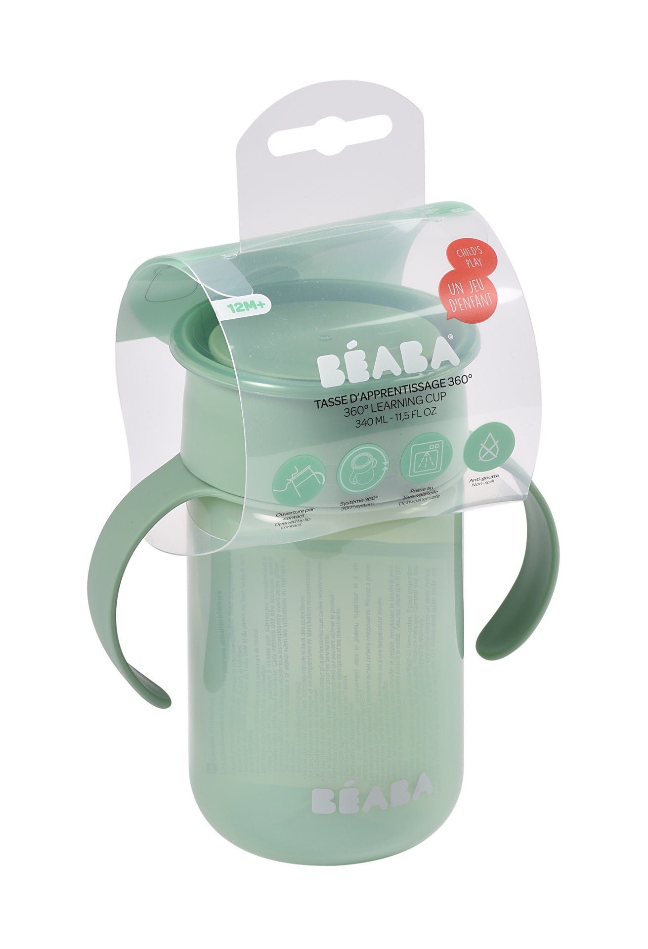 Béaba Oefenbeker 360° Sage groen