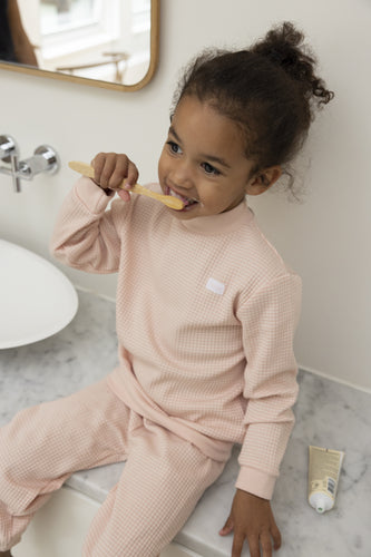Feetje Pyjama Wafel Vieux Rose Melange