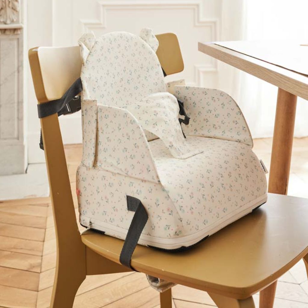 Noukie's Stoelverhoger Bali, Moka & Snow écru