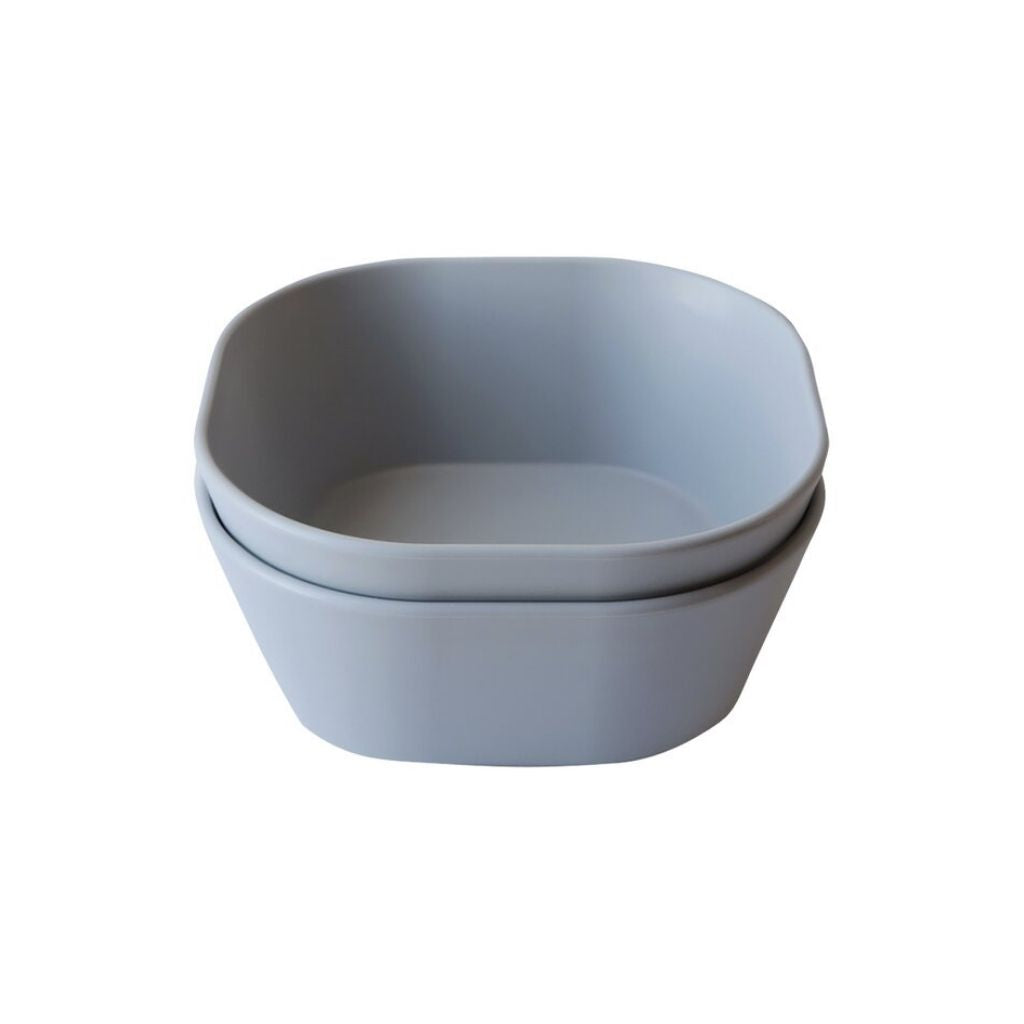 Mushie Kom Square Dinnerware Cloud - 2 stuks