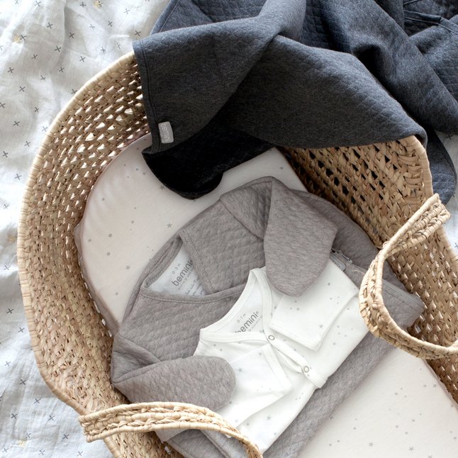 Bemini Sac de couchage Kilty Mix Tom 65 cm gris