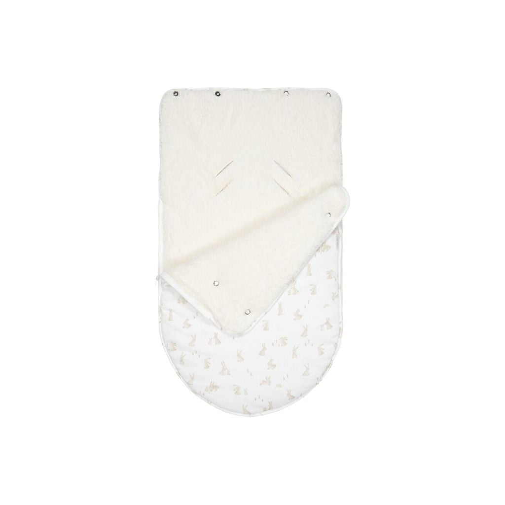 Little Dutch Voetenzak voor draagbare autostoel Baby Bunny