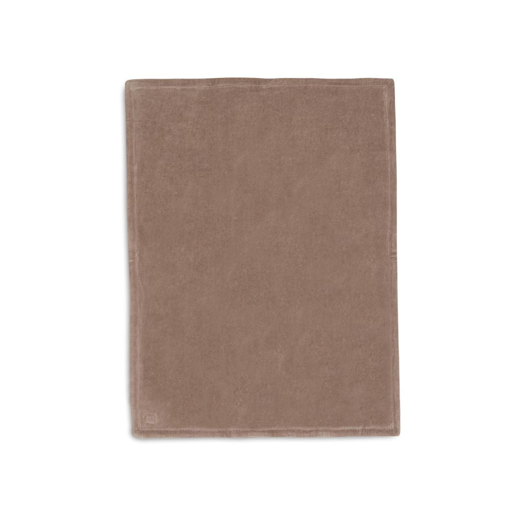 Jollein Couverture pour lit Box Knit Milky Coffee/Velvet 100 x 150 cm