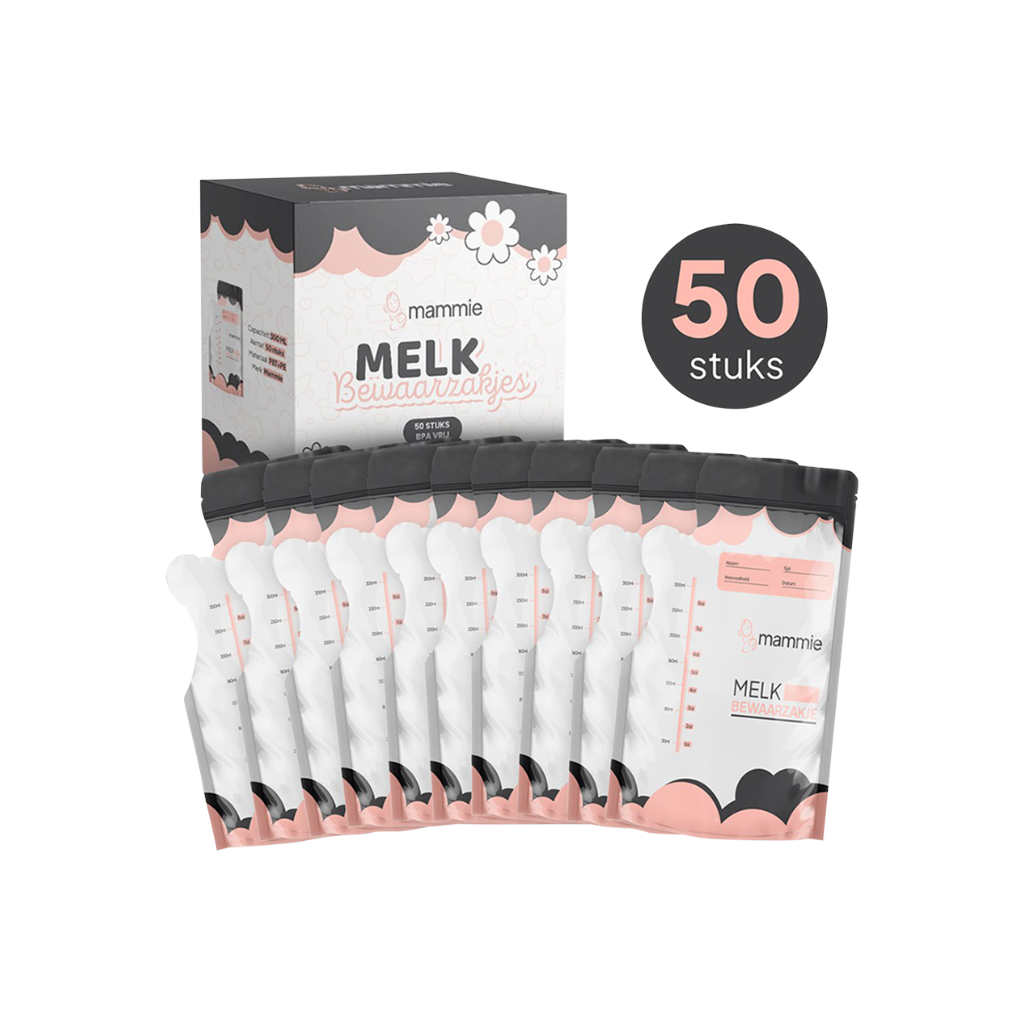Mammie Bewaarzakjes voor moedermelk - 50 stuks