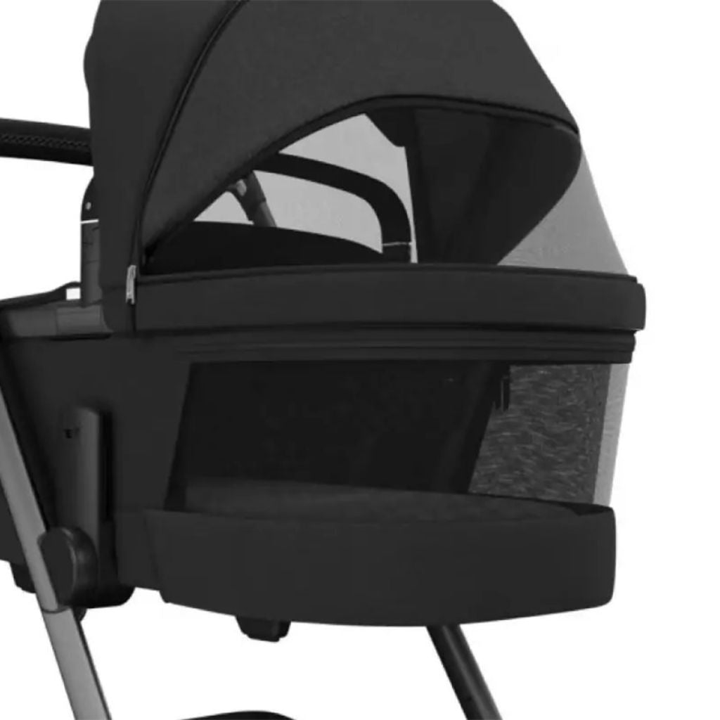 Maxi-Cosi Kinderwagen 4-in-1 Fame Twillic Black + draagmand + Autostoel Pebble 360 pro 2 + basis Familyfix 360 Pro