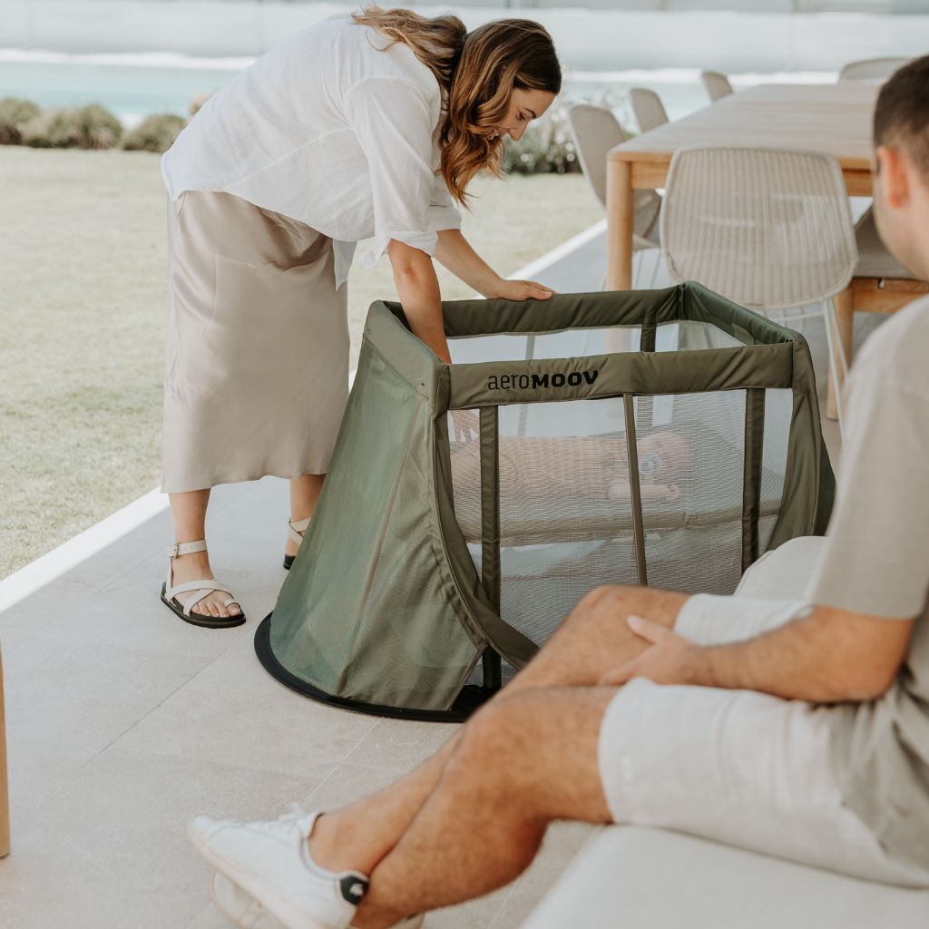 AeroMoov Lit de voyage Instant Green Moss