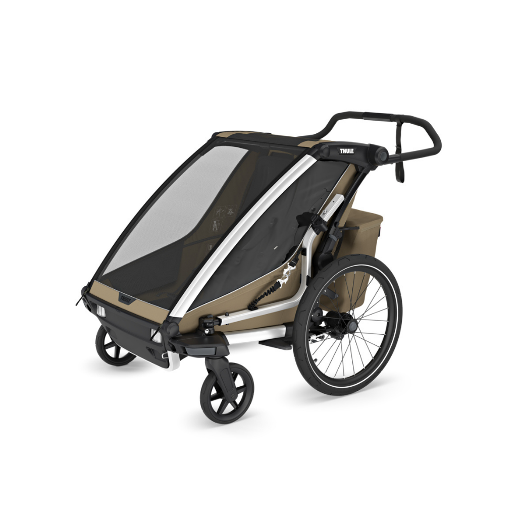 Thule Remorque de vélo Chariot Cross double Faded Khaki
