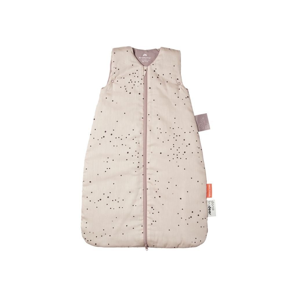 Done by Deer Sac de couchage d'hiver Dreamy Dots coton powder 90 cm