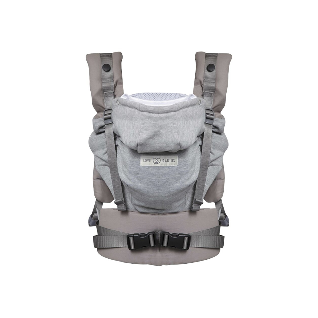 Love Radius Porte-bébé ventral HoodieCarrier 2 Athletic Grey