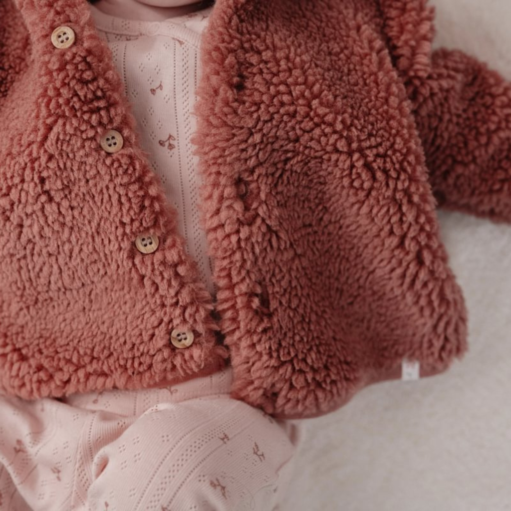 Little Dutch Teddy jasje Roze