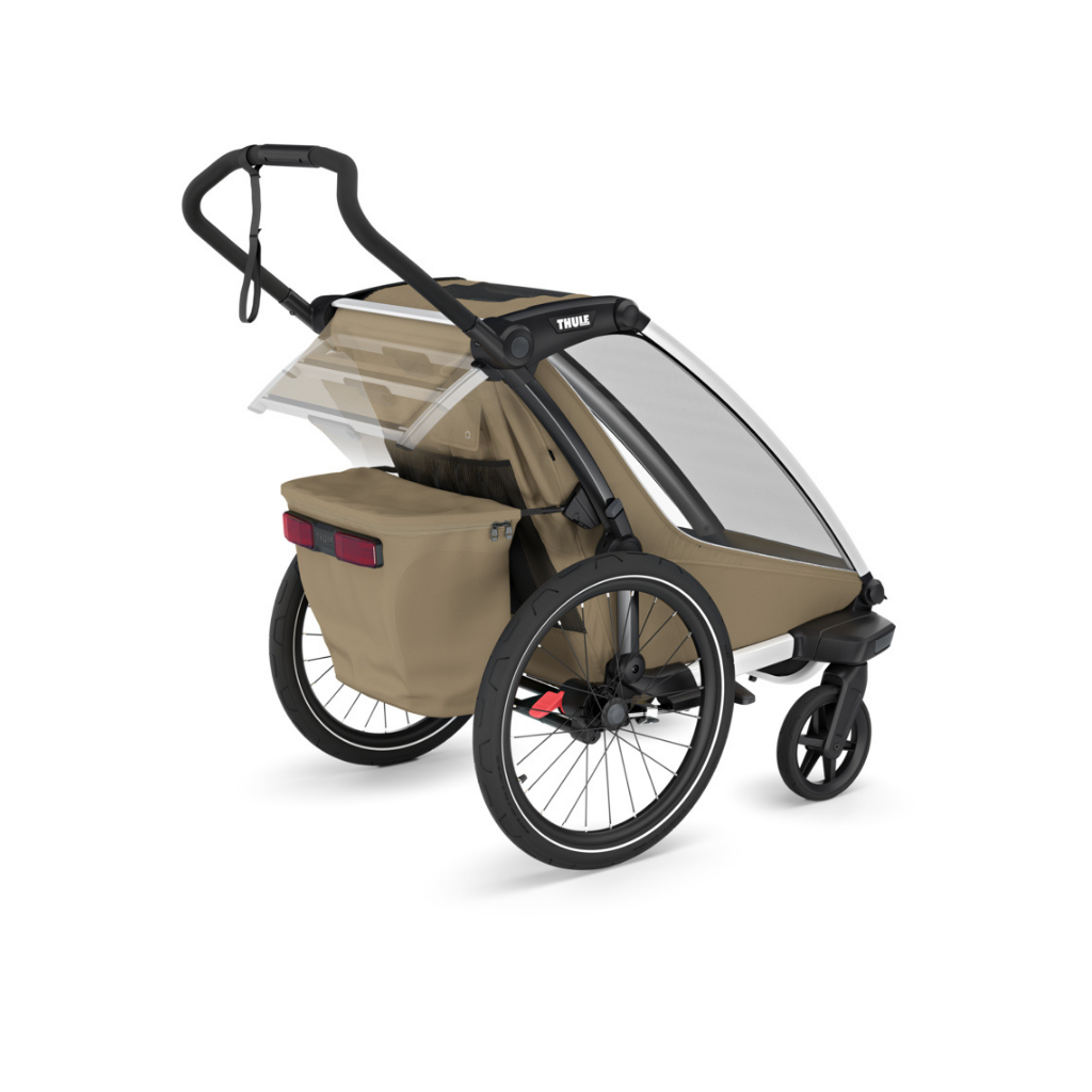 Thule Remorque de vélo Chariot Cross simple Faded Khaki
