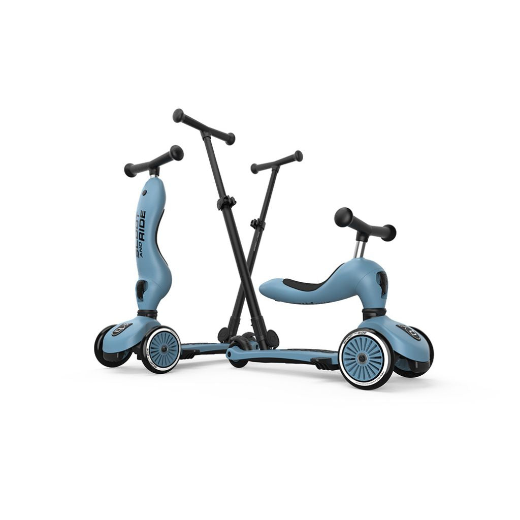 Scoot and Ride Loopfiets Highwaykick 1 Push & Go Steel