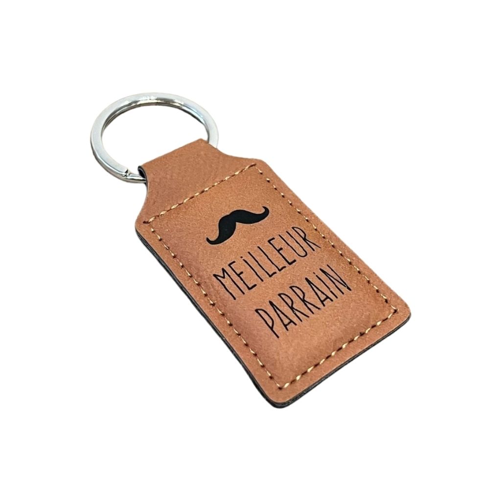 Dotti Sleutelhanger Leather Meilleur Parrain