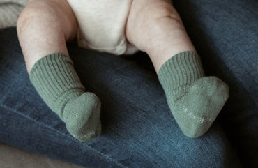 KipKep Blijf-Sokken Newborn Calming Green 0-3 maanden