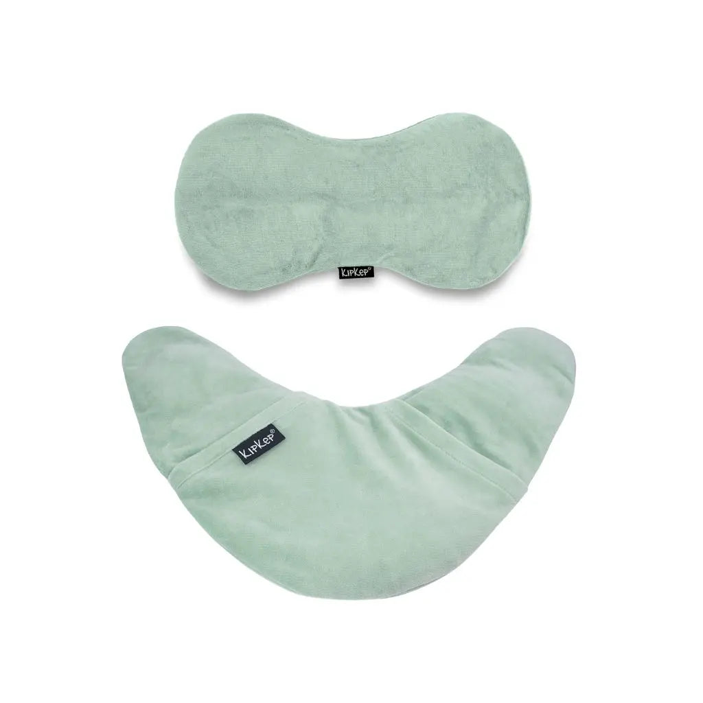 KipKep Warmtekussen set Mama Lexie & Mini Woller Pale green