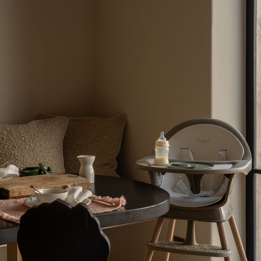 Quax Eetstoel evolutief Ultimo 3 Luxe Tijm-Naturel