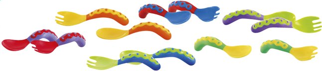 Nûby Fourchette et cuillère Easy Grip Starter