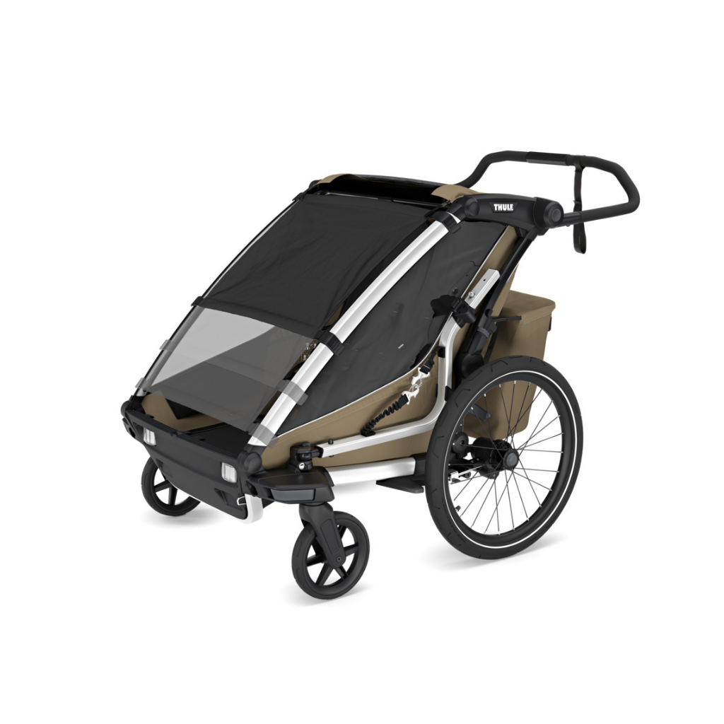 Thule Remorque de vélo Chariot Cross simple Faded Khaki