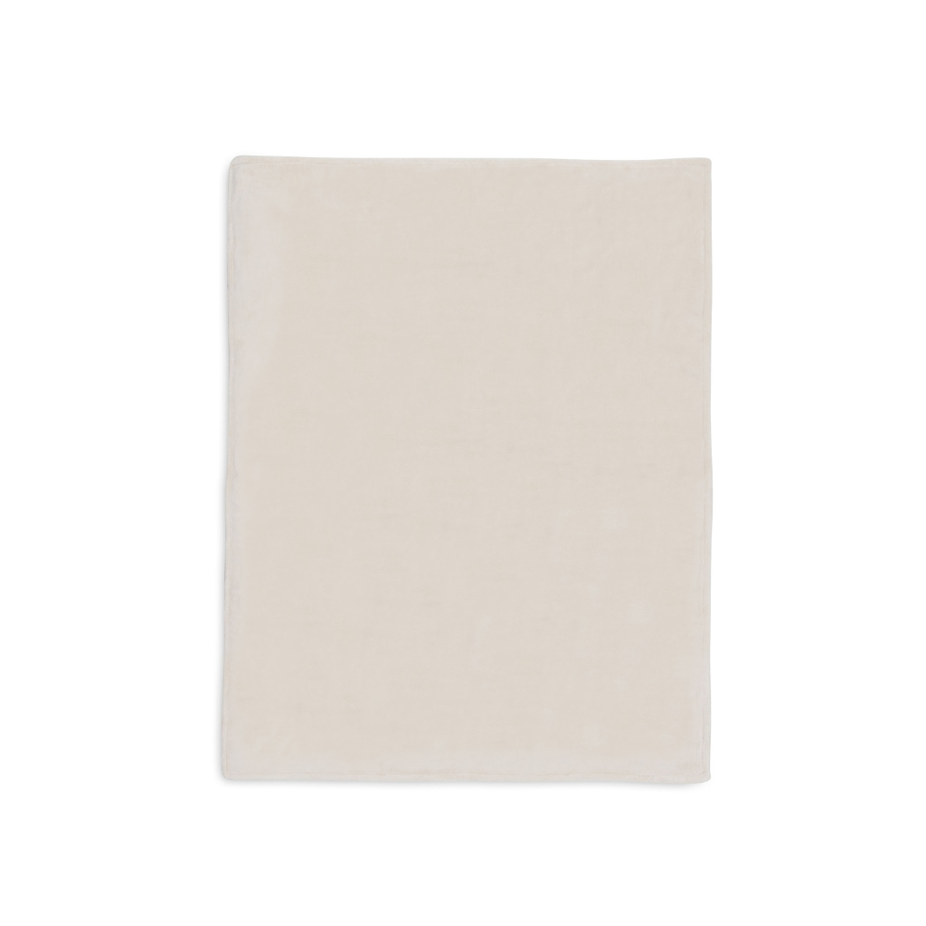 Jollein Couverture pour berceau Basic Knit Oatmeal/Velvet 75 x 100 cm