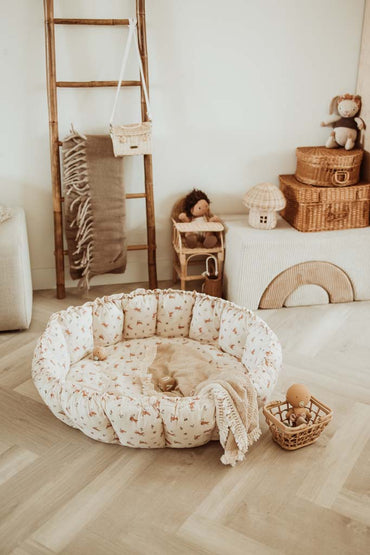 Play and Go Coco Rabbit Organic Tapis de jeu, cocoon & organizer 130 cm