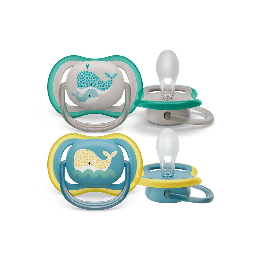 Philips AVENT Fopspeen + 18 maanden Ultra Air whale - 2 stuks