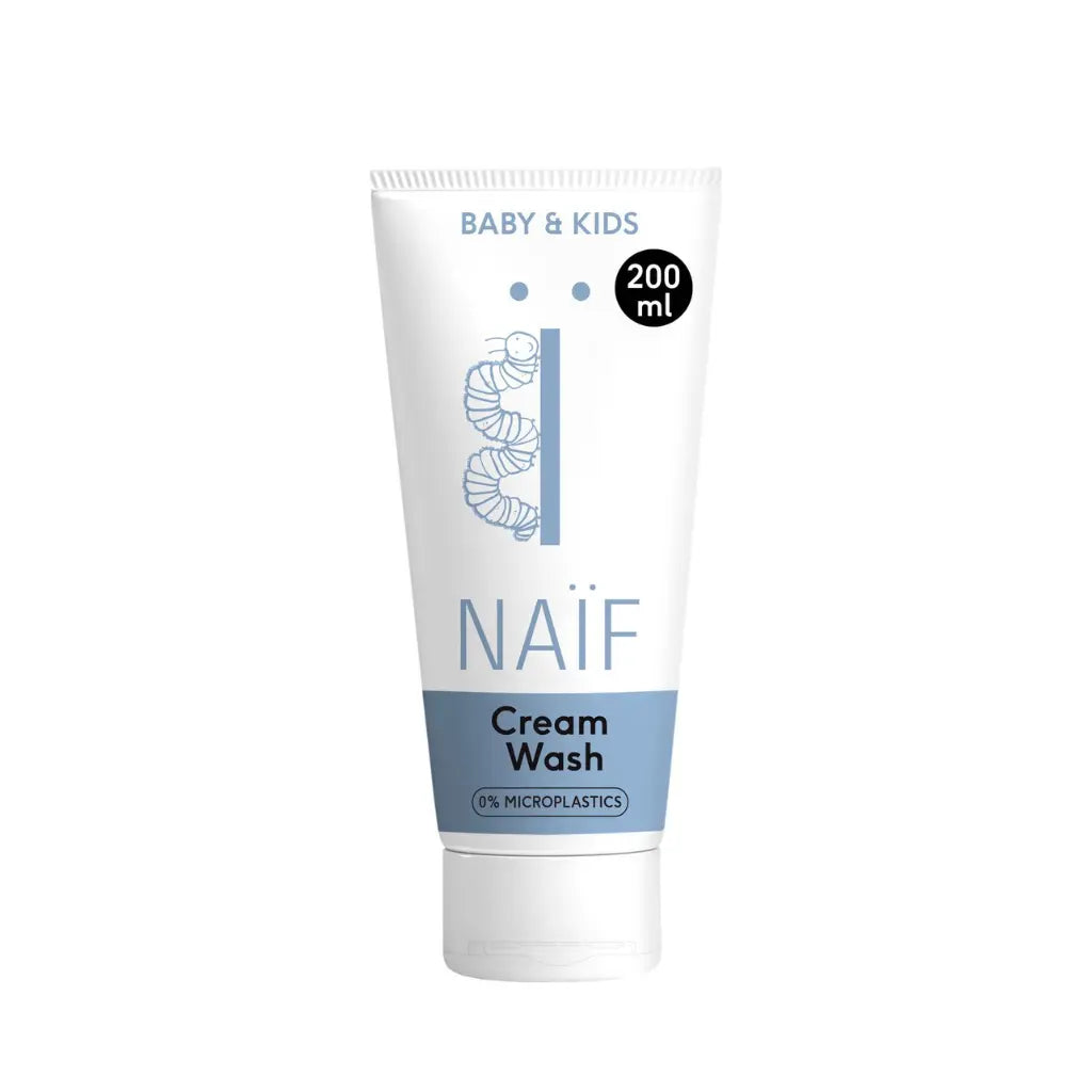 Naïf Hydraterende wasCrème, Baby en kids, 200ml