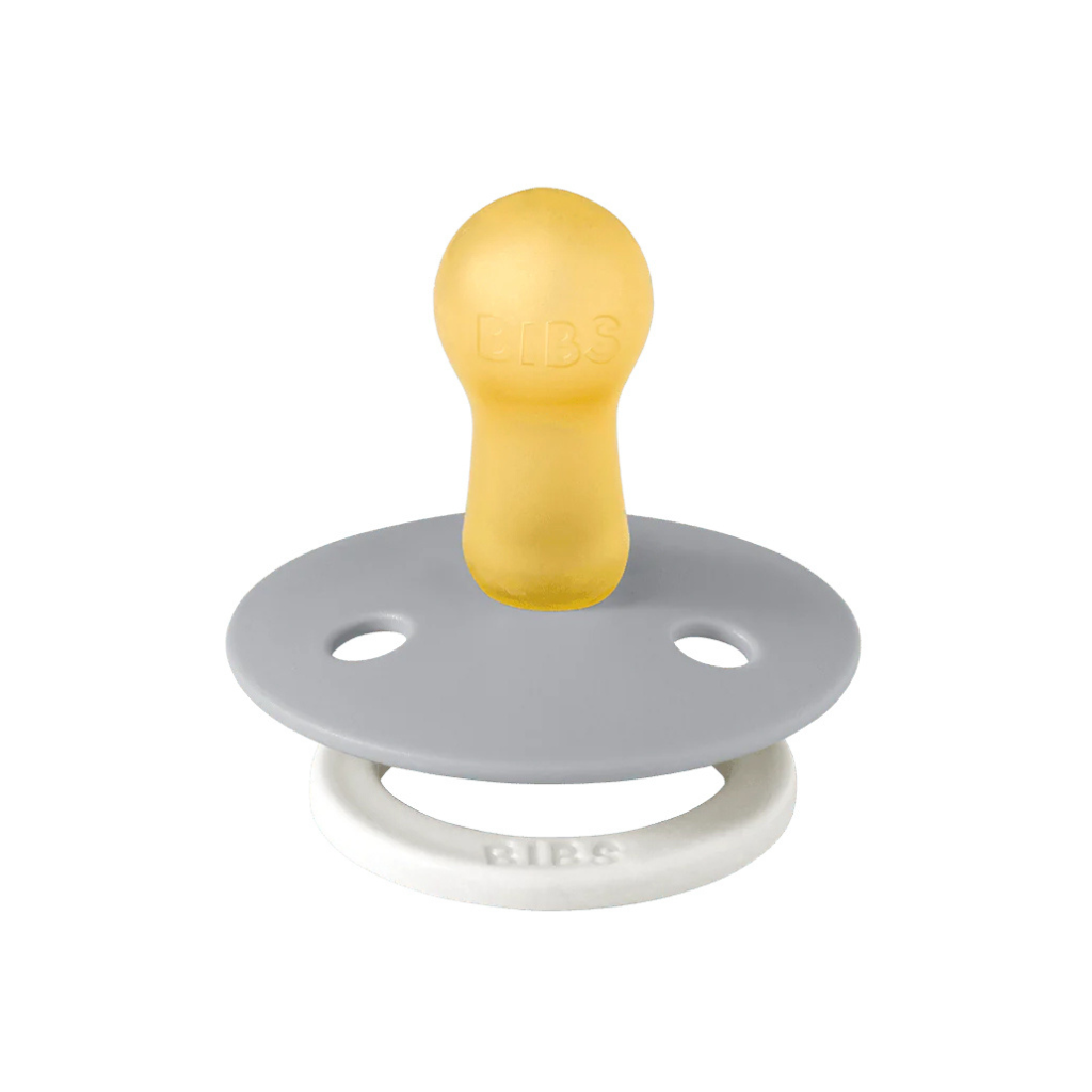 Bibs Fopspeen + 18 maanden Glow in the dark Sage/Cloud - 2 stuks