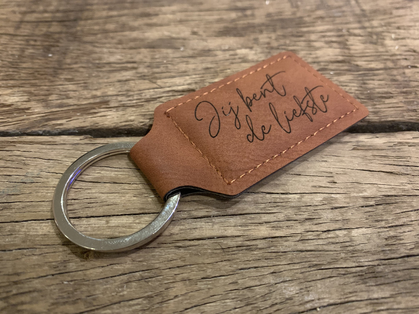 Dotti Sleutelhanger "Meter, jij bent de liefste" bruin