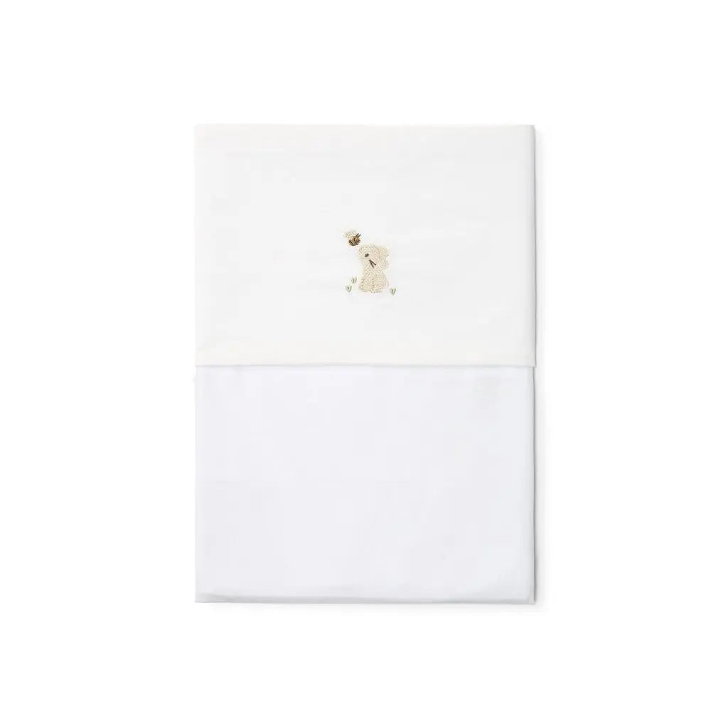 Little Dutch Ledikantlaken Newborn Naturals Baby Bunny wit