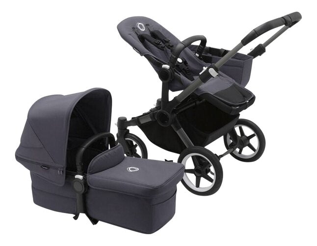 Bugaboo Poussette 3 en 1 Donkey 5 Graphite/Stormy Blue