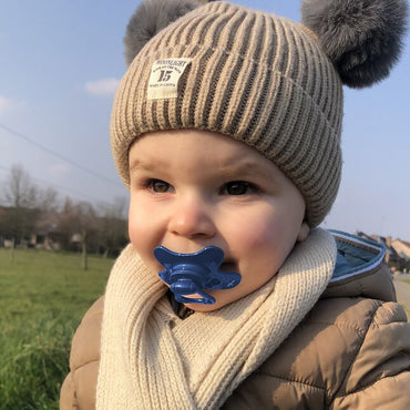 Difrax Fopspeen + 20 maanden Natural Pure Collection Blackberry