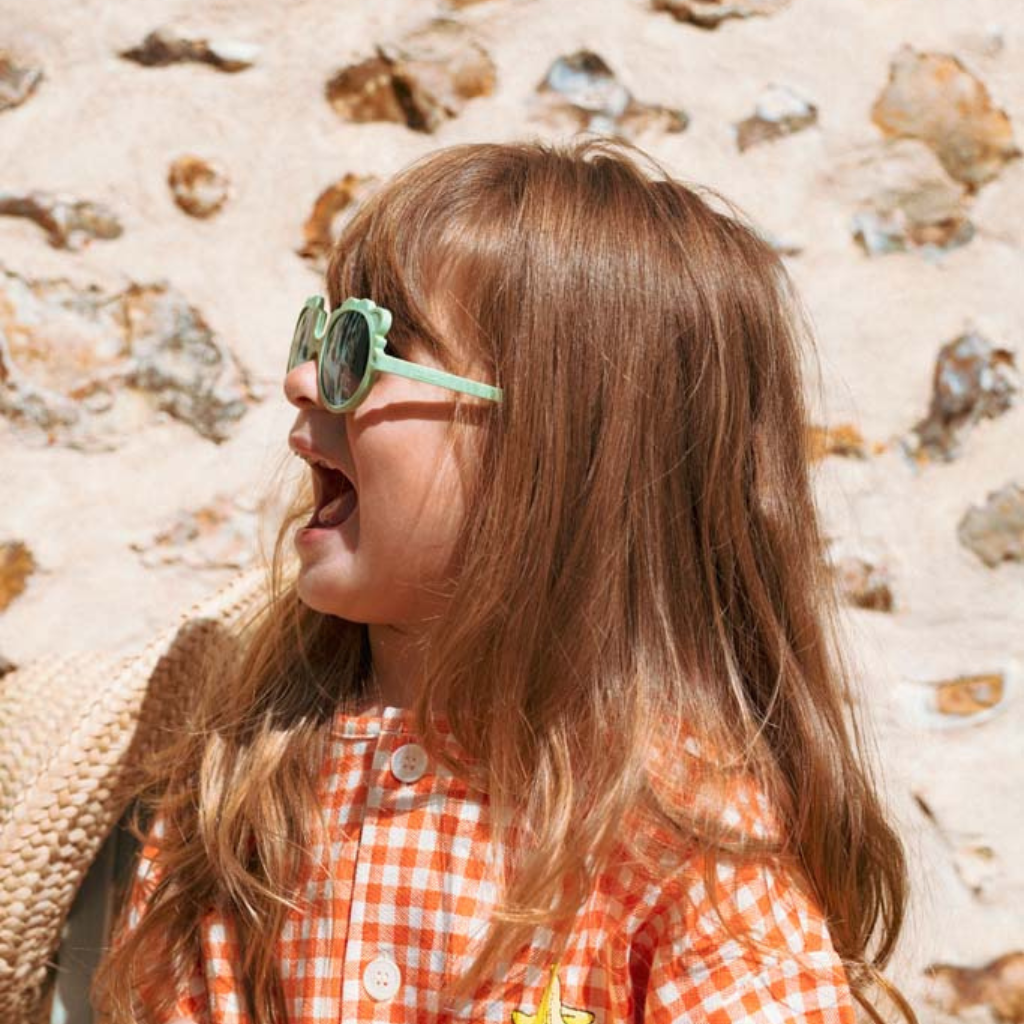 Ki ET LA Lunettes de soleil Lion vert de 1 an à 2 ans