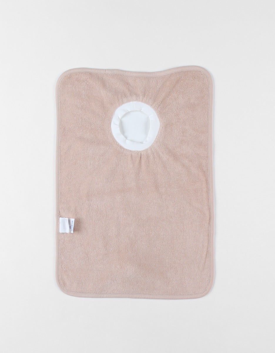 Noukie's Bavoir Bali, Moka & Snow - Lapin Moka beige