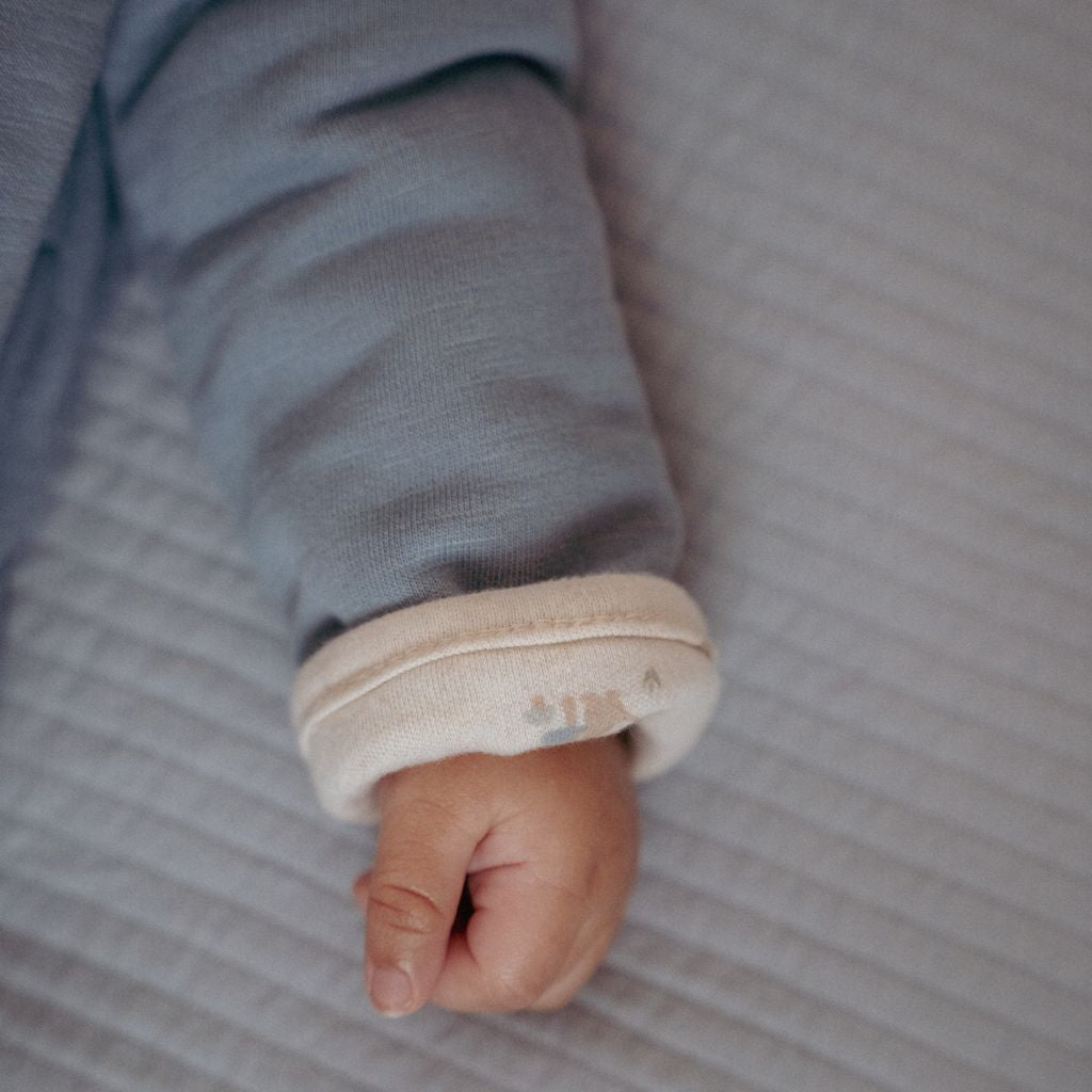 Little Dutch Jasje Omkeerbaar Forest Friends Stone Blue