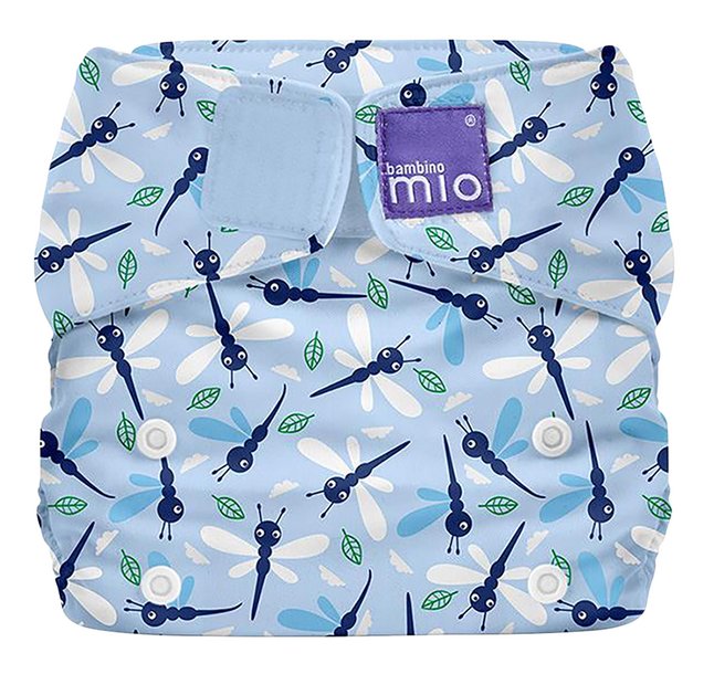 Bambino Mio Wasbare luier MioSolo Dragonfly Daze blauw