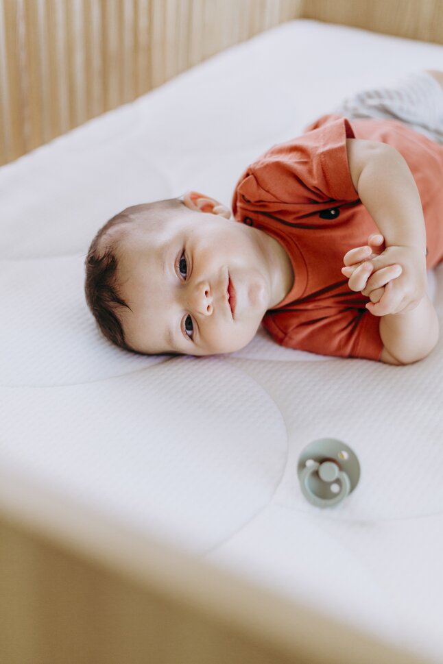 ZZZOO Matras voor babybed Beer met Airgosafe Topper B 60 x L 120 cm