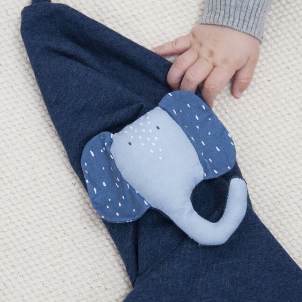 Trixie Doudou Mrs. Elephant blauw