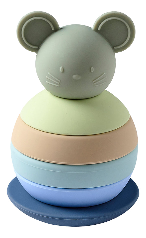 Nattou Stapeltoren Muis blauw