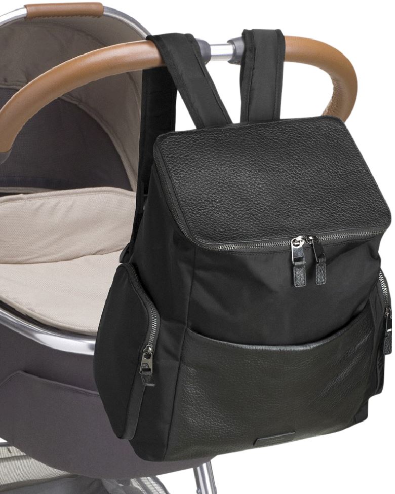 Storksak Sac à langer Alyssa Black Metal