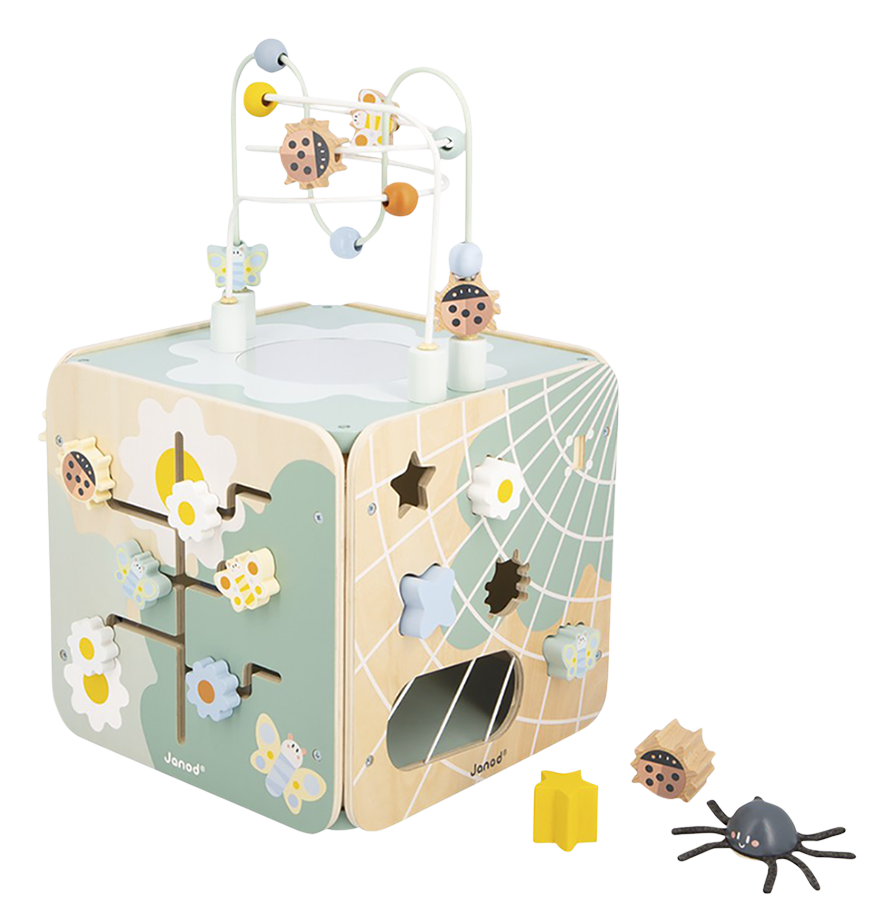 Janod Cube d'activités en bois Multi