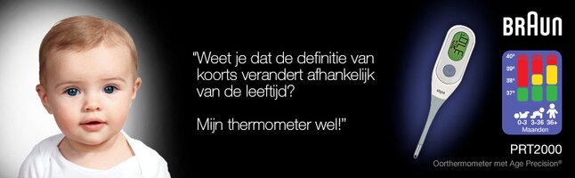 Braun Thermomètre médical numérique PRT2000