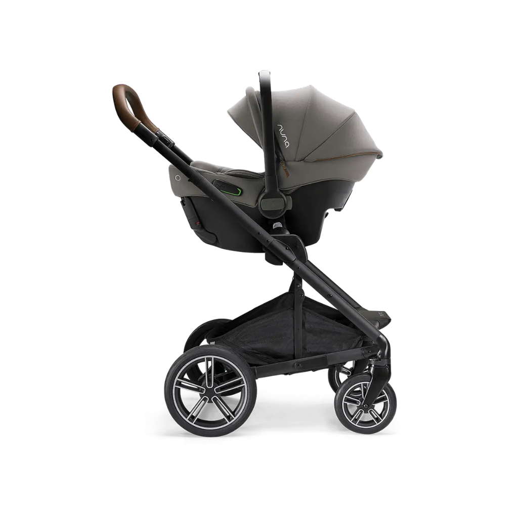 Nuna Siège-auto portable Pipa™ urbn Groupe 0+ Granite (cuir Cognac)
