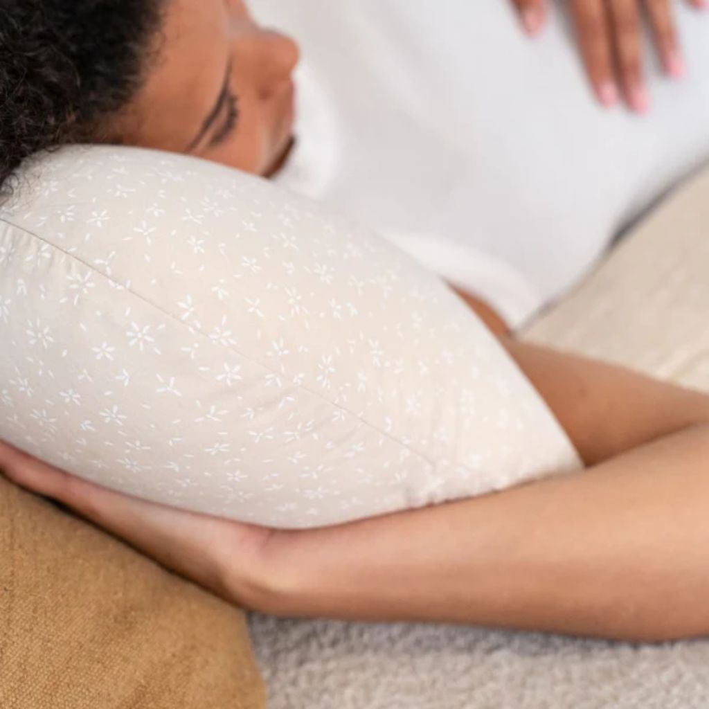 doomoo Coussin de positionnement et d'allaitement Maxxy Mini Flowers Sand