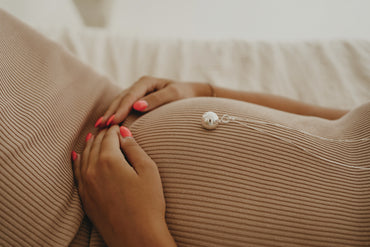 Bola Set grelot de grossesse et bracelet Crystal Heart