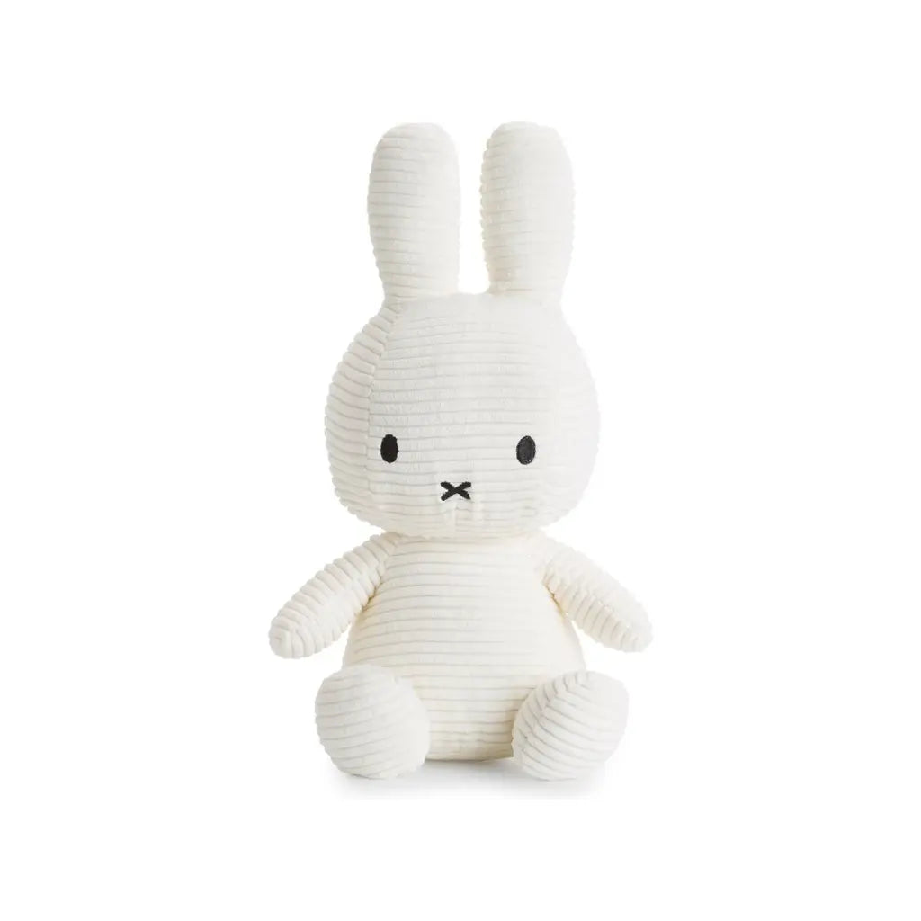 Knuffel, Nijntje, ribfluweel, 33cm, wit