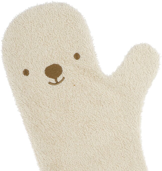Nifty Gant de toilette Shower Glove Ours Nougat